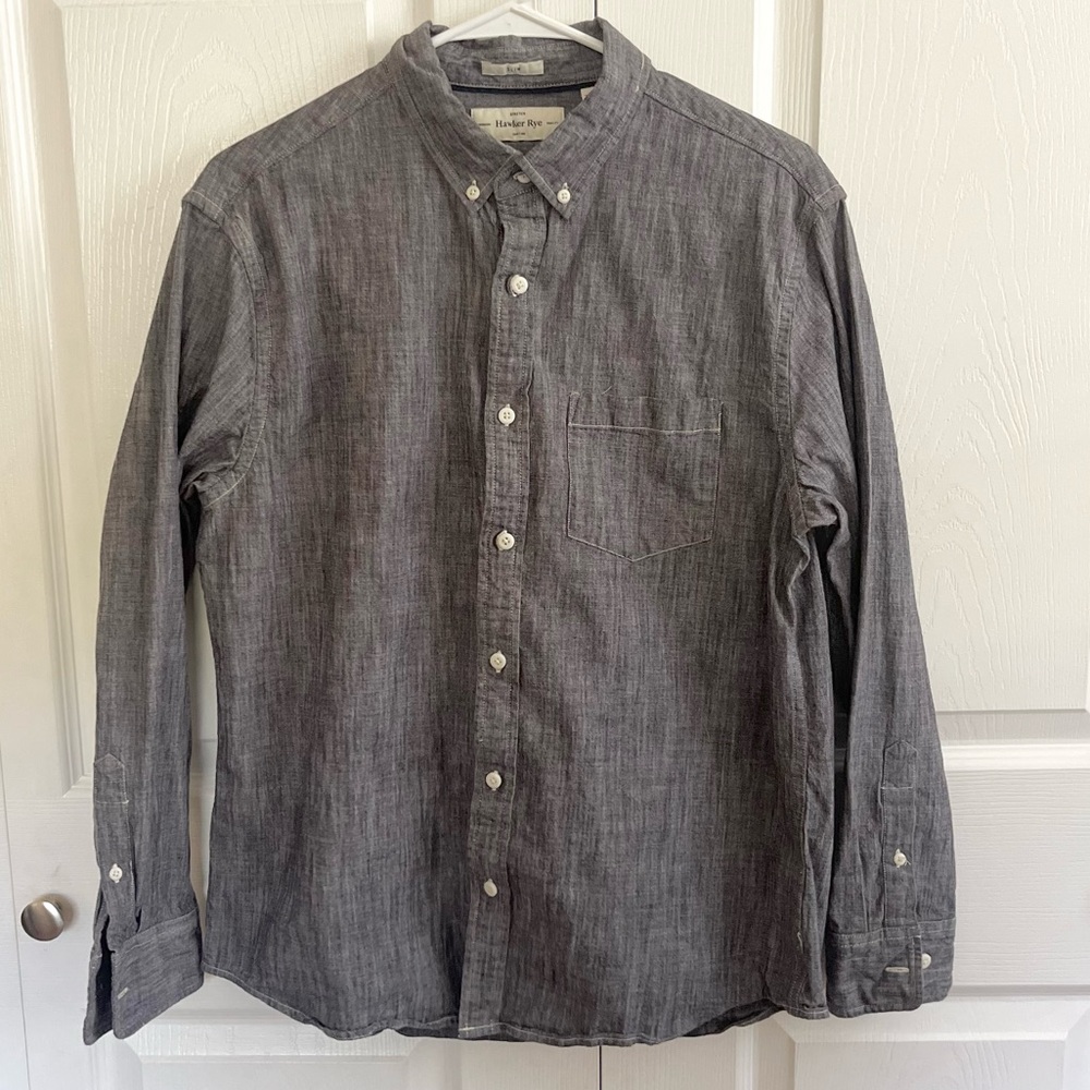 Hawker Rye Chambray Shirt Large